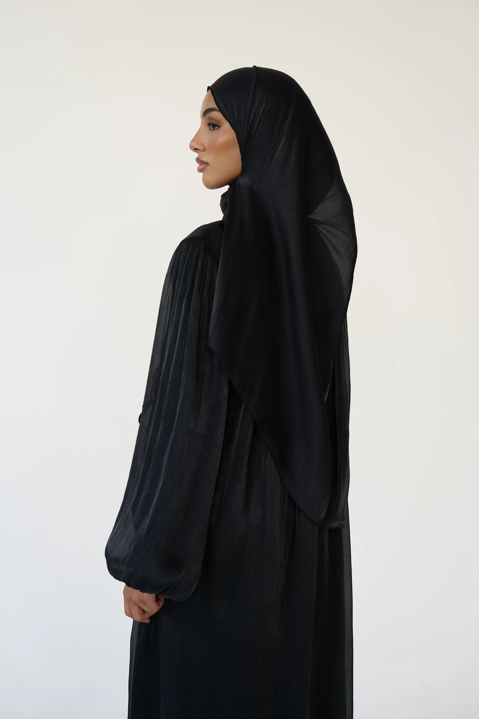 Black Wrap Maxi Dress