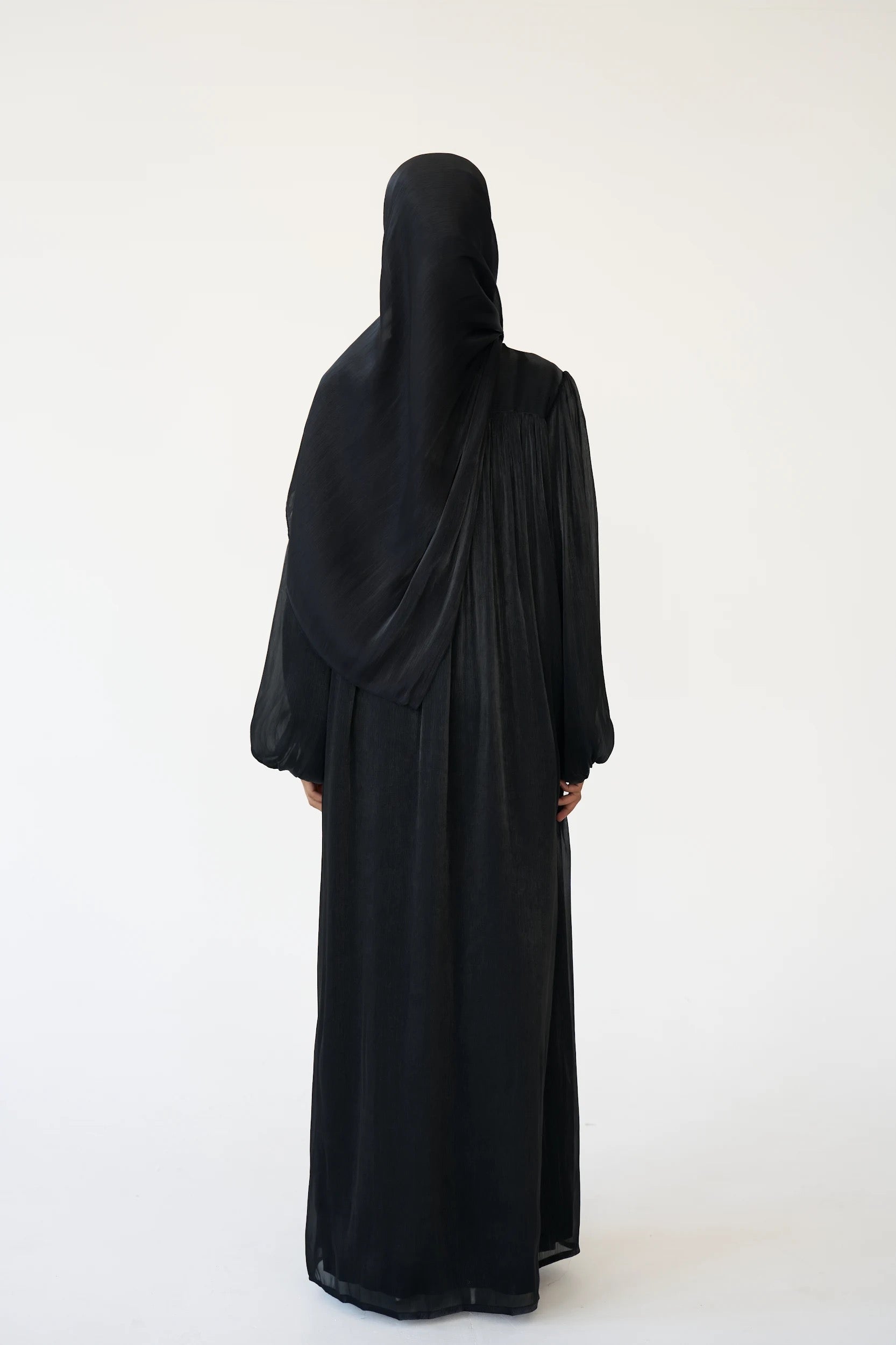 Black Wrap Maxi Dress